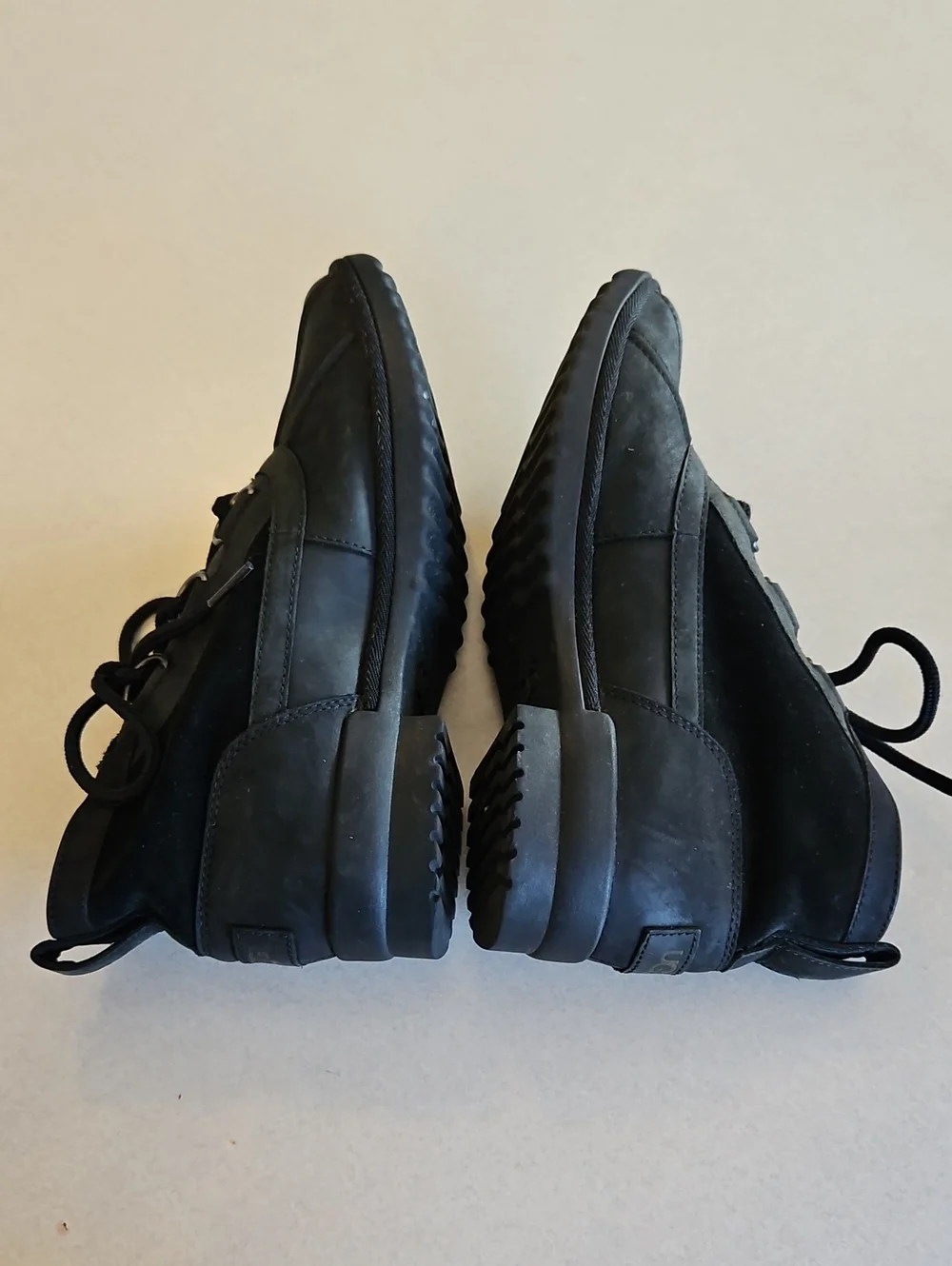 UGG Heather Waterproof Black Duck Boots